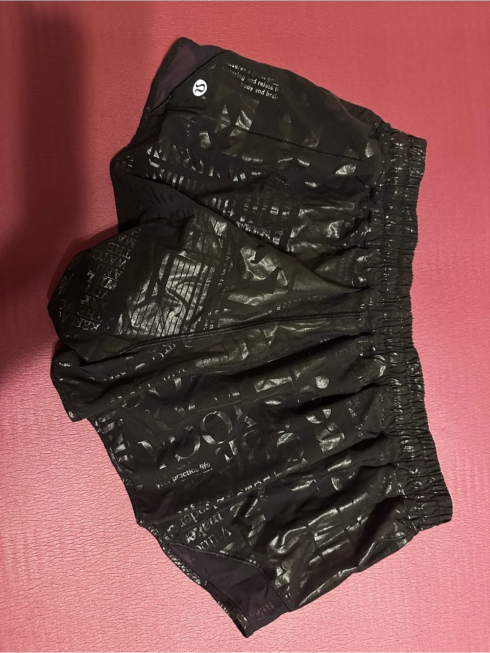 lululemon athletica Black Elastic Waist Shorts